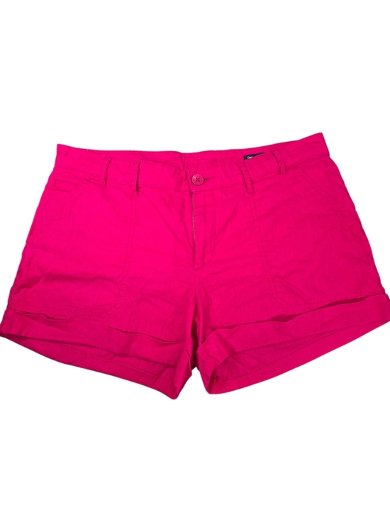 GAP Pants - GAP Bright Pink Chino Shorts Cuffed Hem Size 12